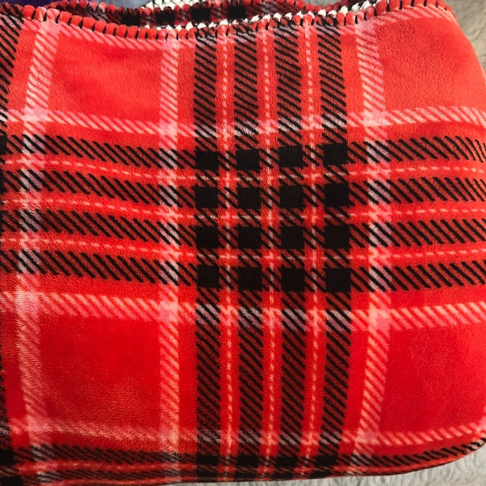 Victoria’s Secret Red Plaid Blanket